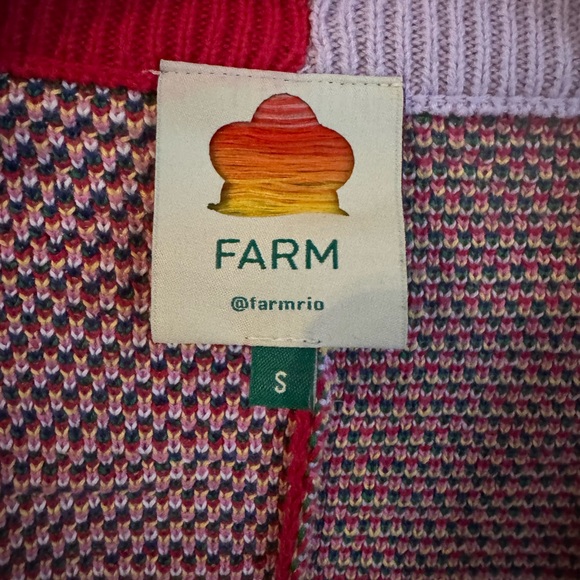 Farm Rio sweater cardigan dress in leopard mixed print! - Picture 2 of 9